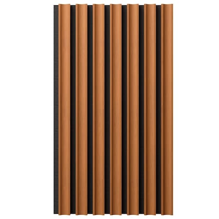 Ekena Millwork AcoustixPro Noise Cancelling Concave Small Slat Wall Panel SWA0625X0500CVEA